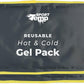 Hot & Cold Reusable Gel Packs (Medium, 2 Pack) Flexible Soft Compress - Ice & Heat Therapy for Injuries, Back, Shoulder, Hip, Knee, Joint Pain, Swelling, Bruises, Post Surgery - Sport Temp