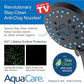 Hotel Spa AquaCare for California As-Seen-On-TV High Pressure Handheld Rain 50-mode 3-way Shower Head Combo with Adjustable Arm, Anti-clog Jets, Tub & Pet Power Wash, 6 ft. Hose, Rubbed Bronze