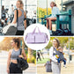 FIORETTO Women's Gym Duffle Bag with Shoes Compartment, 37L Capacity, Ideal for Travel, Gym, Sports, Duffel, Weekender