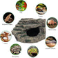 Beared Dragon Tank Accessories for Adults, Snake Hide, Reptile Tank Accessories, Perfect Natural Large Reptile Hide, Professional Turtle Basking Platform (E-Large)
