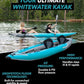 Driftsun Rover Inflatable Kayak - White Water Kayaks for 1 and 2 Person, High Pressure Dropstitch Floor Kayak for Adults with Padded Seats