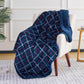 L'AGRATY Weighted Blanket - 48"x72" 15lbs Soft Breathable Heavy Blanket Flannel Material with Glass Beads for Adult All-Season Summer Fall Winter Soft Thick Comfort