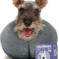 Soft Inflatable Dog Cone Collar for Small Medium Large Dogs - Neck Donut E Collar Alternative for Recovery After Surgery - Grey M