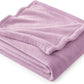 Bedsure Fleece Throw Blanket for Couch Lilac - Lightweight Plush Fuzzy Cozy Soft Blankets and Throws for Sofa, 50x60 inches