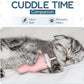 Kitty Cup Tumbler Cat Toy – Funny Cat Birthday Gifts with Catnip & Crinkle Paper, Cute Girl Kitten Toys (Pink Peach Dust)