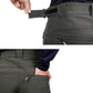 Outdoor Ventures Men's Lite Waterproof Windproof Fleece Lined Warm Hiking Ski Snow Pants Expandable-Waist
