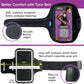 Tune Belt AB92 Cell Phone Armband for Running - Fits iPhone 16/15/14/13 Pro Max, Plus, Samsung Galaxy Ultra/Plus/Note and Large Phones with Protective Cases, Sweat-Resistant Exercise Holder (Black)
