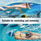 W WSTOO Adults Diving Snorkel Breathing Tube Silicone Flexible Foldable Snorkel Anti-Drop for Freediving Swim Training,Diving and Scuba Diving,Easy to Carry for Travel