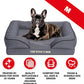 The Dog’s Bed, Orthopedic Standard Foam Waterproof Dog Bed with Standard Support, Medium Grey with Black Trim, Waterproof, Supportive Dog Bed with Replaceable Covers, Veterinary Approved