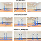Gymnastics Double Horizontal Bars 3Play Parallel Bars Uneven Bars Gymnastics Training Kip Bar with 304 Stainless Steel Regulating Arms & Fiberglass Rail for Indoor Outdoor Home Club Use