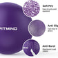 Pilates Ball - 10 Inch Core Ball for Yoga, Stability, Fitness, Ab & Core Workout, Physical Therapy
