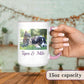 Personalized Mother's Day Coffee Mug, Custom Mum Photo Text 15 Oz Ceramic Mug, Customized Mom Gift Idea Picture Name Cup, Taza Cafe Personalizadas Fotos, Cute Gifts Mom Women Dad Men, Pink