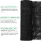 Black Polyester Golf Practice Fence Net, Heavy Duty Golf Ball Barrier Net, Indoor Outdoor Portable Golf Seine Net, Golf Batting Net, Adjustable Protective Net for Backyard
