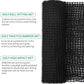 Black Polyester Golf Practice Fence Net, Heavy Duty Golf Ball Barrier Net, Indoor Outdoor Portable Golf Seine Net, Golf Batting Net, Adjustable Protective Net for Backyard