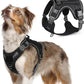 rabbitgoo Dog Harness No Pull, Military Dog Harness Medium Sized Dog with Handle & Molle, Easy Control Service Dog Vest Harness Training Walking, Adjustable Reflective Tactical Pet Harness, Black, M
