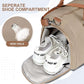 FIORETTO Womens Gym Tote Duffle Weekender Bag with Wet Pocket & Shoe Compartment, Ideal for Travel, Swimming, Dance, Khaki
