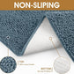 IM HOME Extra Large 60" x 36" Dusty Blue Dog Door Mats for Muddy Paws, Chenille Absorbent Dog Mat, Non Slip Heavy Mud Mat for Dogs, Soft Pet Bed Mat for Entryway, Mud Paws, Inside Floor