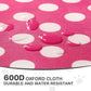 MoNiBloom 4 Wheels Pet Stroller, Easy-Fold Umbrella Shaped Dog Cat Jogger Stroller w/Storage Bag & Visible Mesh for Small/Medium Dogs Cats Hot Pink Polka Dots