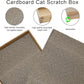 Cat Scratch Pad Cardboard Scratcher Box,2PCS in 1 Scratching Board for Indoor Cats,Reversible Durable,with Catnip