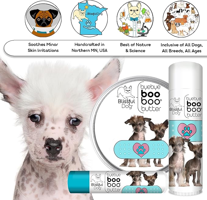The Blissful Dog Chinese Crested Boo Butter, 0.15 oz