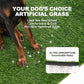 Dog Grass Pad with Tray Large 34’’×23’’, Ultra-Absorbent Artificial Grass Pad for Dogs Potty Grass Hemmed Edge for Indoor Potty Training, Reusable Dogs Pee Pads, Dog Litter Box for Balcony