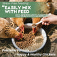 Chicken Dewormer Powder, All-Natural Health Formula, 1LB Pouch,Safe for Eggs, Effective for All Ages & Sizes, Chicken Wormer, Poultry Medicine Supplies (1, Pounds)