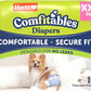 New! Hartz® Comfitables® Disposable Dog Diapers, Size XXS 12 Count, Comfortable & Secure Fit, Easy to Put On, Super Absorbent Male and Female Diaper