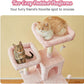 MWPO 70.1-Inch Pink Large Cat Tree, Multi-Level Tall Cat Tower for Indoor Cats, Plush Cat Condo with Big Padded Perches, Sisal-Covered Scratching Posts, Hammock, Toys for Kittens & Cats
