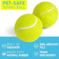 Prime Pets Toys for Dogs, 2.5 Inch Dog Toys, Interactive Pet Dog Toy Balls for Medium, Large Dogs, Tennis Balls for Dogs