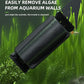 Jasonwell Magnetic Aquarium Fish Tank Cleaner Magnet Scraper for Glass Aquariums Cleaning Tools Scrubber Floating Brush (L)