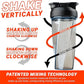 HELIMIX 2.0 Vortex Blender Shaker Bottle Holds upto 28oz | No Blending Ball or Whisk | USA Made | Portable Pre Workout Whey Protein Drink Shaker Cup | Mixes Cocktails Smoothies Shakes | Top Rack Safe