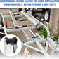 Boat Trailer Rollers with Brackets 4" Keel Roller Assembly Kit for Boat Trailer
