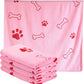 Chumia 4 Pcs Dog Towels for Drying Dog Puppy Bulk Microfiber Absorbent Paw Towel Pet Bathing Supplies Quick Drying for Medium Cats Pets Shower(24 x 40 Inch,Pink)