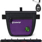 Gobeigo Dog Treat Pouch and Training Clicker, Upgrade Two Magnetic Closure to Prevent Spills, 2 Cup Treat Bag with Poop Bag Dispenser, Metal Clip Waist Belt Fanny Pack for Pet Walk (Black/Purple)