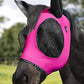 Harrison Howard Horse Fly Mask with Forelock Opening Stretch Breathable and Comfortable for Horses UV -Protection Fuchsia L