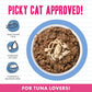 Weruva BFF Minced Natural Wet Cat Food, Tuna and Chicken Chuckles in Gelee, 3oz Can, Pack of 24