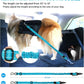 AUBELL Dog Seat Belt for Car,Updated 3-in-1 Adjustable Reflective Bungee Heavy Duty Dog Car Harness Tether with Clip Hook Latch & Buckle,Swivel Zinc Alloy Carabiner,Blue