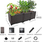 Raised Garden Bed Planter for Outdoor Plants Planter Box Elevated Garden Boxes Deepened Plant pots Perfect for Garden Patio Balcony Deck to Planting Flowers Vegetables Tomato and Herbs