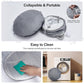 Odoland Summer Linen Cat Tunnels for Indoor Cats with Cooling Central Cat Bed, Interactive Cat Toys Detachable Soft Mat and Variety Kitty Toy Set Grey