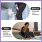 PUMYPOREITY Sticky Hair Cat Clothes, Prevent Hair Loss Cat Pajamas, Soft Cat Sweaters for Cats Only, Cat Hair Sticky Onesie, Cat Recovery Suit After Surgery, Black, XL
