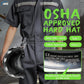 AOLAMEGS Construction Safety Hard Hat - ANSI Z89.1 Type Ι OSHA Approved Safety Helmets with Chin Straps Lightweight Reflective Vented ABS Hard Hats For Men Women Industrial Workwear 6-point Suspension