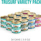 Weruva Truluxe Cat Food, Variety Pack, Trusurf, Wet Cat Food, 3Oz Cans (Pack of 24)