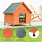Solid Wood Dog House Comfortable Outdoor Shelter for Medium-Sized and Smaller Dog Sturdy, Durable and Easy to Clean,Can DIY,33.5’’D×30.7’’W×32.3’’H