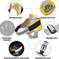 Bolux Dog Harness, No-Pull Reflective Dog Vest, Breathable Adjustable Pet Harness with Handle for Outdoor Walking - No More Pulling, Tugging or Choking (XX-Large (Pack of 1), YellowOrange)