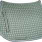 HORZE Adepto Padded All Purpose Quilted Equestrian Saddle Pad for Horses with Two-Tone Trim