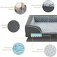 Orthopedic XL Dog Bed for Extra Large Dogs, Waterproof Memory Foam Dog Beds with Sides, Non-Slip Bottom and Egg-Crate Foam Big Dog Couch Bed with Removable Washable Cover(X-Large,Dark Grey)