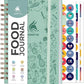 Clever Fox Food Journal Spiral - Daily Food Diary, Meal Prep Planner to Track Calories & Nutrients, Weight Loss Tracker Notebook (Mint Cream)