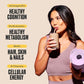 VitaHustle ONE Protein Coffee - Superfood Meal Replacement Powder, Plant Based Protein Shake Powder, Vegan. Superfoods, Vitamins, Ashwagandha, Functional Mushroom Blend (Cafe Latte) 15 Servings