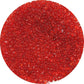 Lustering Decorative Round Glass Beads and Marbles, Pebbles and Gems - 3-6mm, 1-Pound (Orange Red) for Fire Pit Crafts, Resin Art, Vase Filler, Fish Tank, Aquarium Garden Decoration