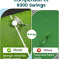 Golf Hitting Mat with Ball Tray, 5x4 & 6x4 ft, 26mm/31mm Thick, Standard & Alignment Line Options, Premium Golf Practice Mat for Indoor Outdoor Swing & Chipping